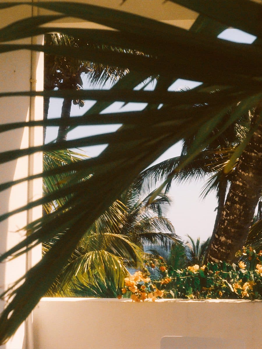 view of ocean from balcony
