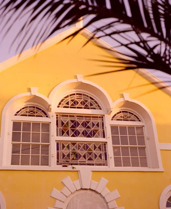 yellow building in Dunmore Town