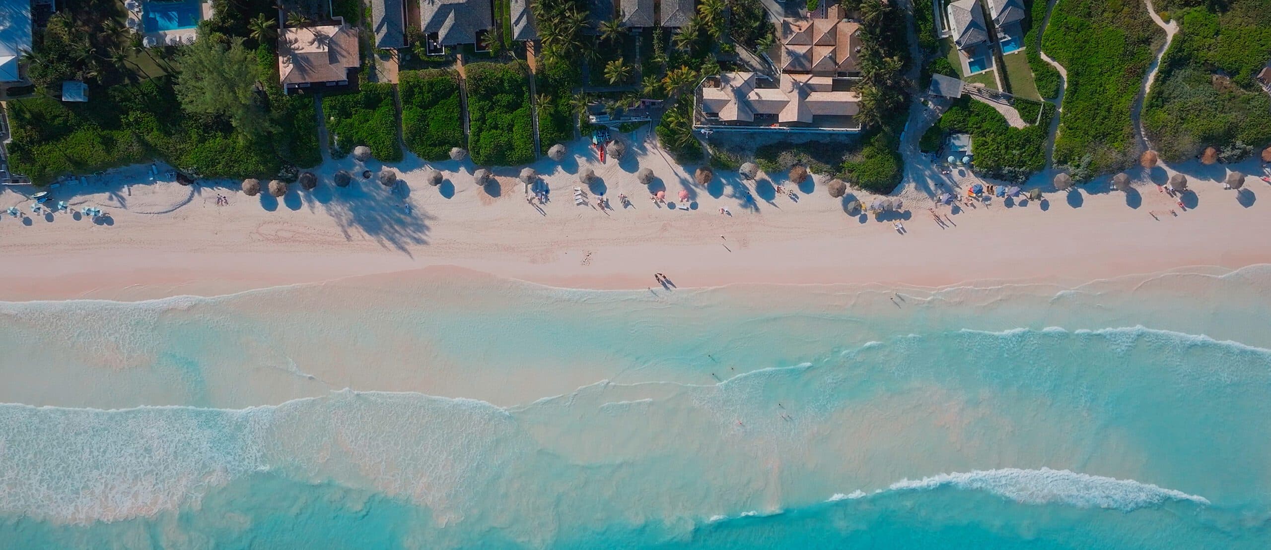 areal view of Coral Sands