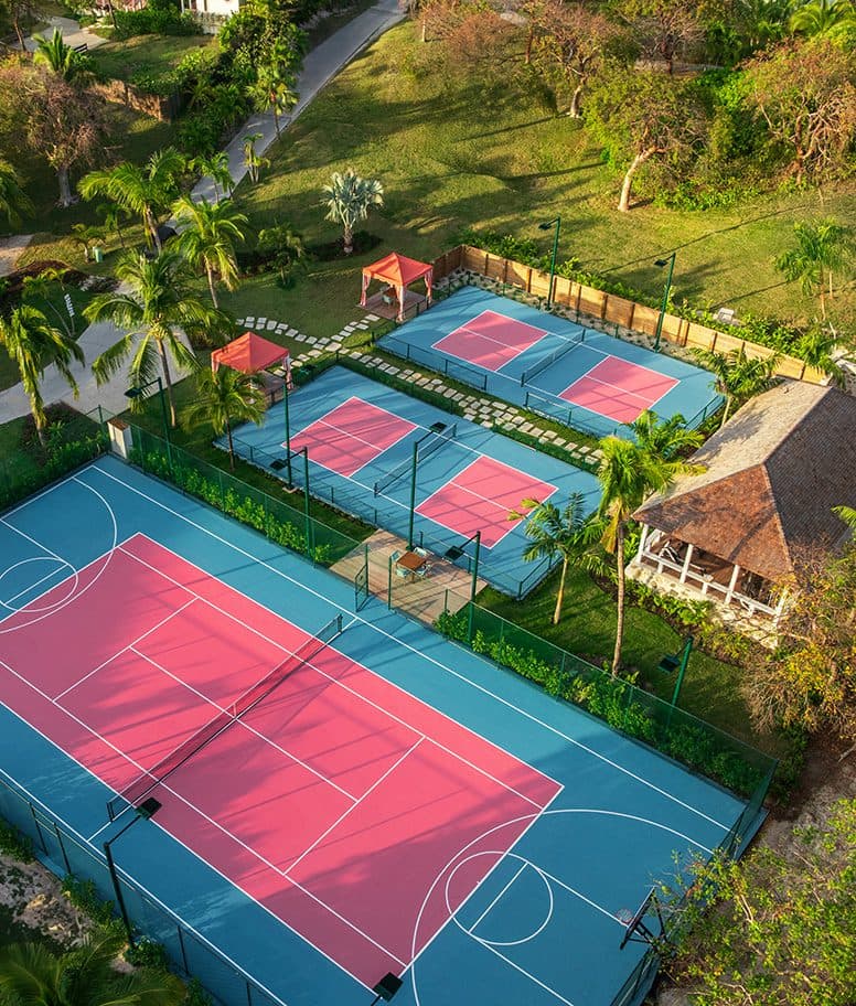 basketball court overhead