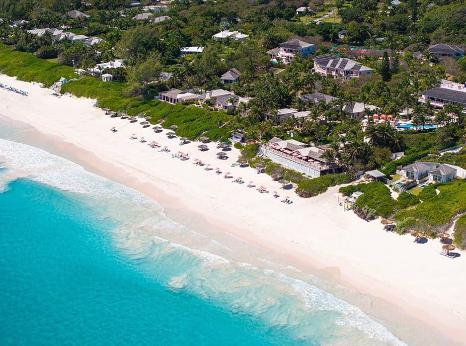 areal view of Coral Sands