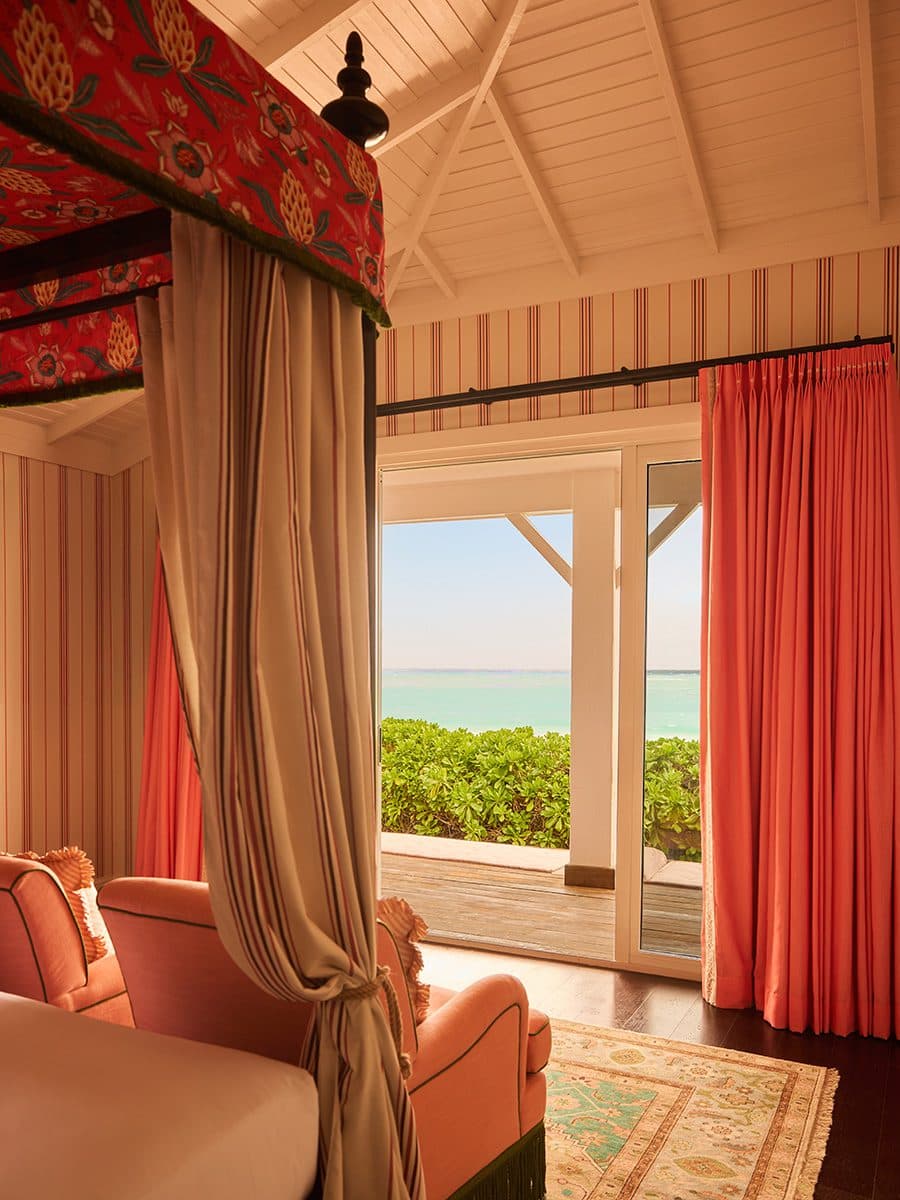 view of ocean from king bedroom