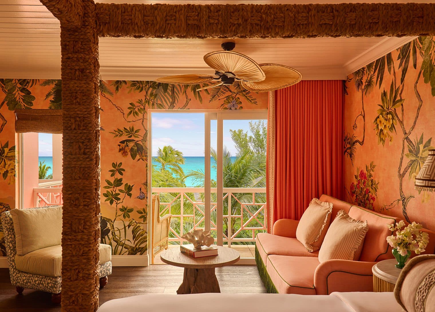 Briland Suite balcony view of ocean