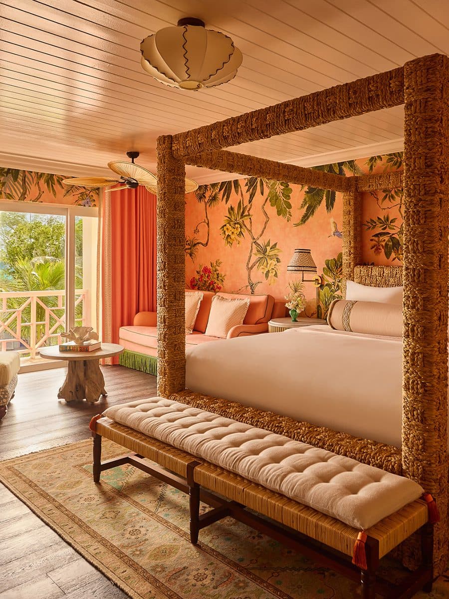 bed and sitting area in Briland Suite