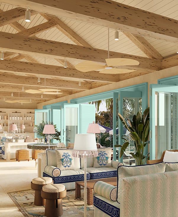 spa lounge and retail