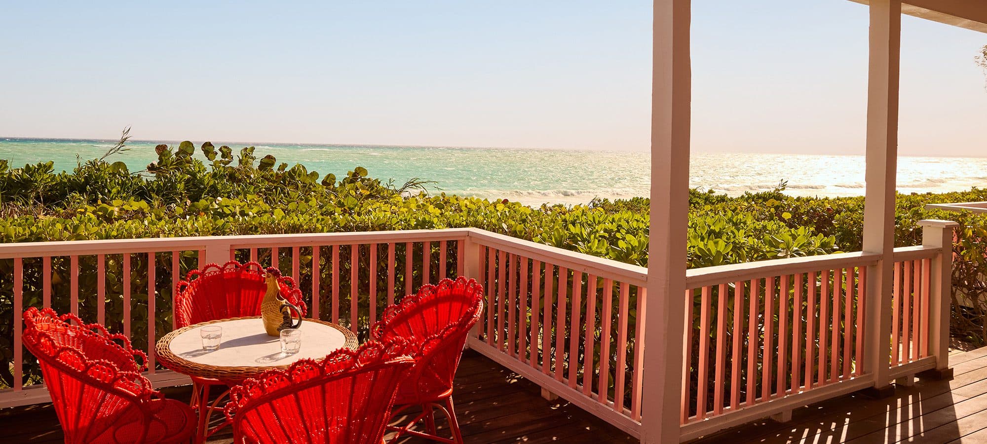 dining porch at sea cottage