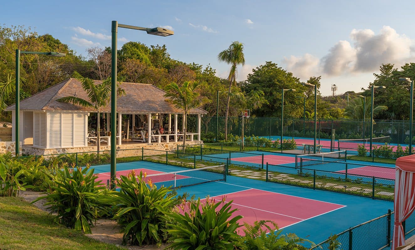 sports courts and gym