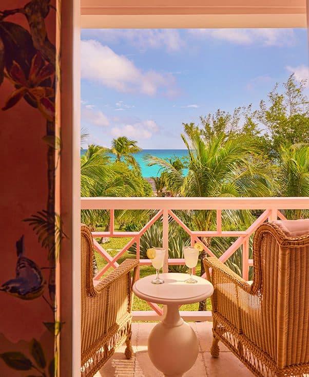 view of ocean from room terrace